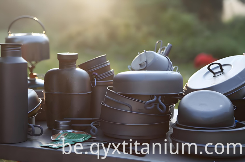 titanium pot set